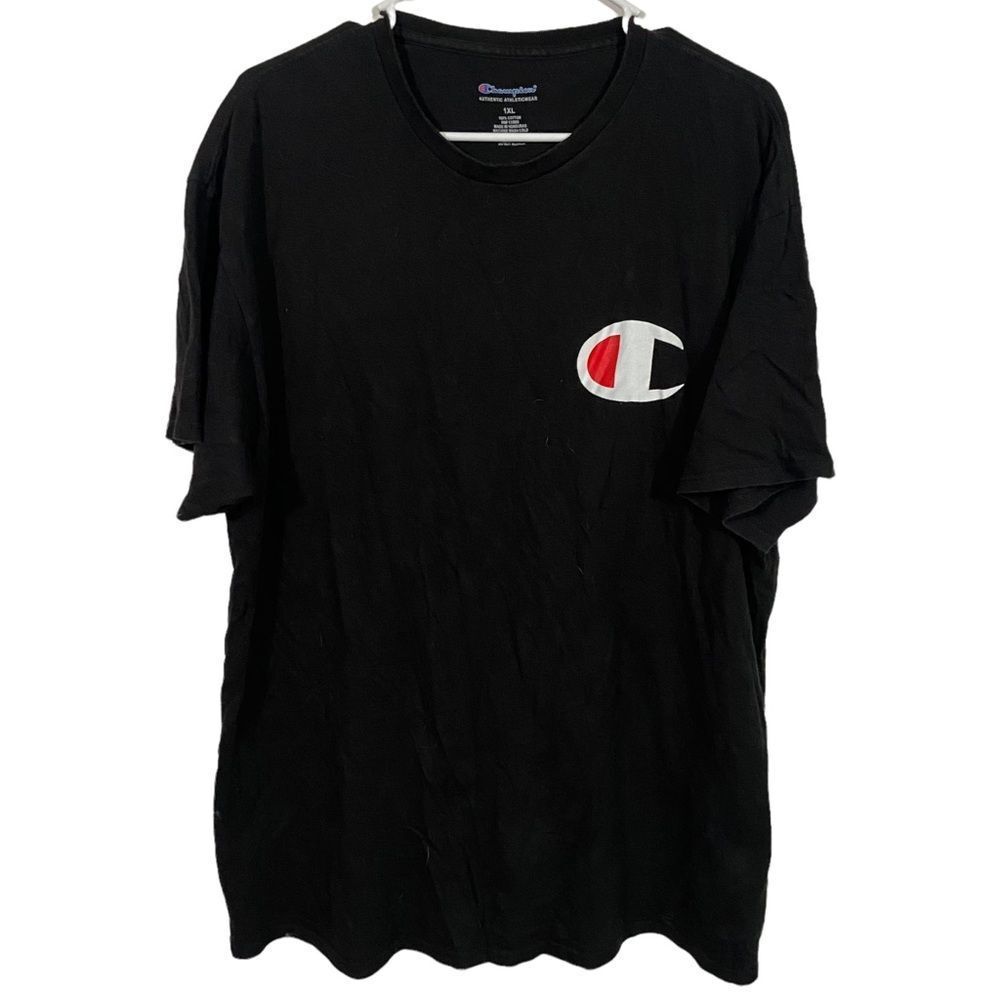 Champion Black Graphic Athletic Short Sleeve T-Shirt